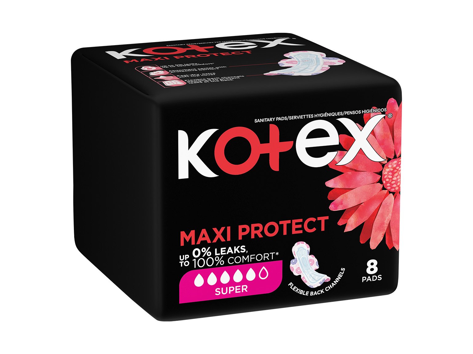Kotex Maxi Protect Super Pads 8s product image