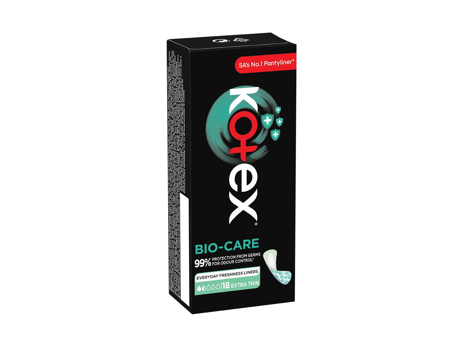 Kotex Bio Care Everyday Freshness Thin Unscented Liners product image
