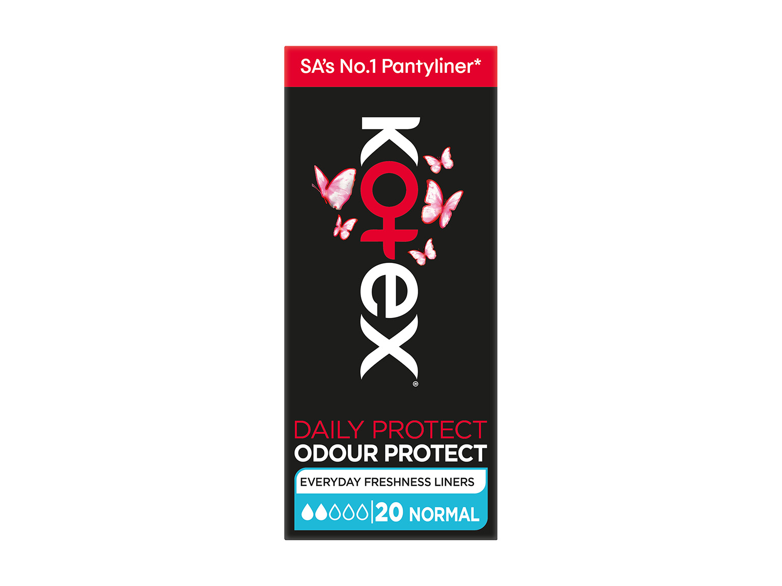 Kotex Daily Protect Normal Scented Liners 20s product image