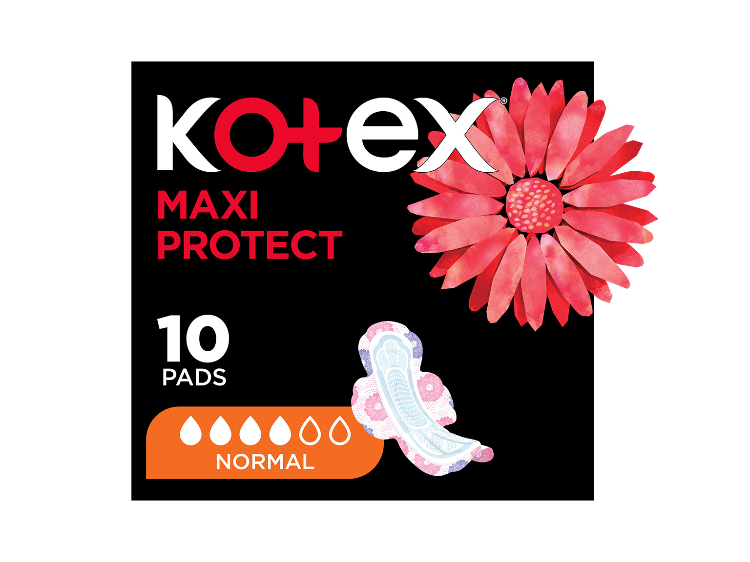 Kotex Maxi Protect Normal Pads 10s product image