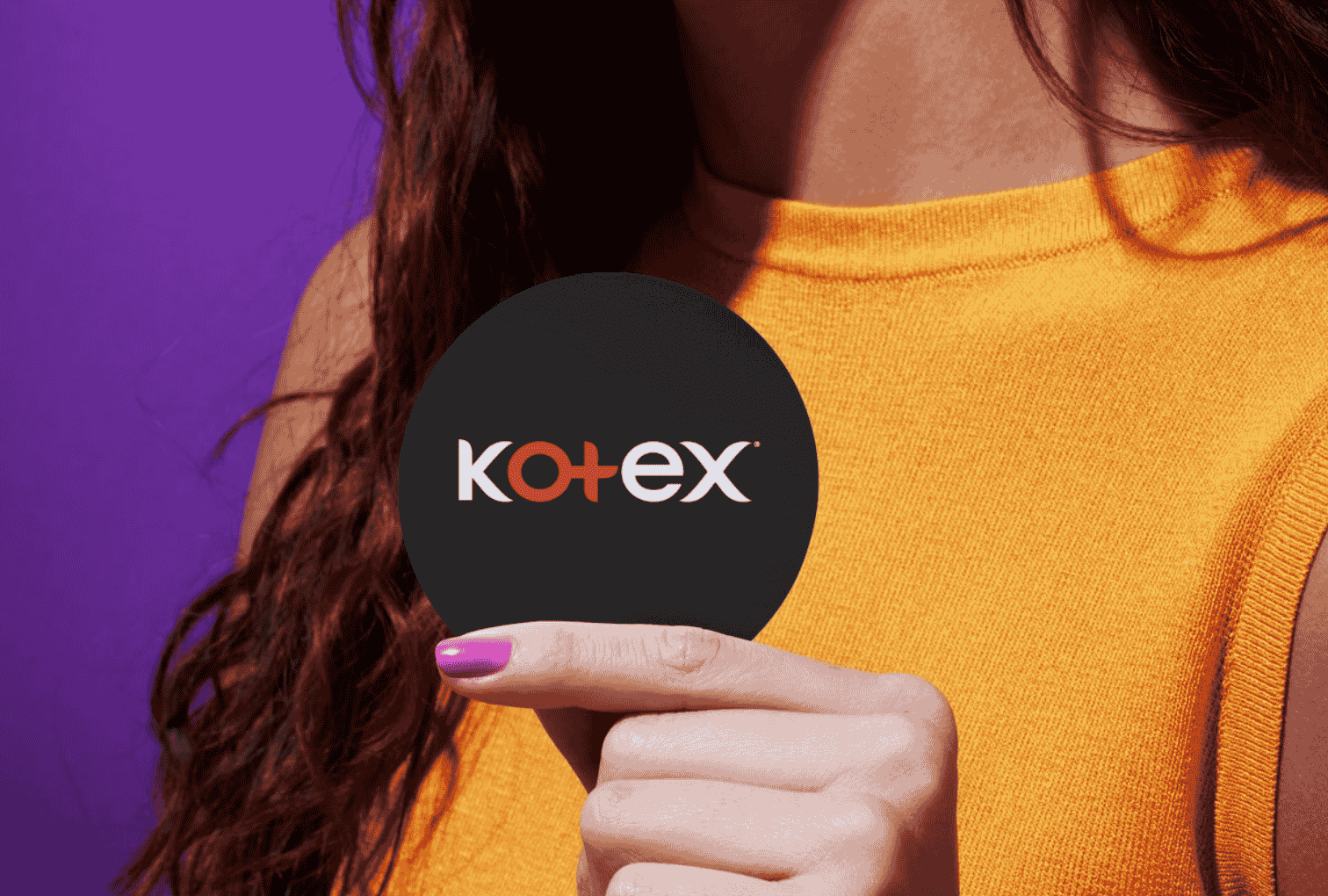 Kotex product range display