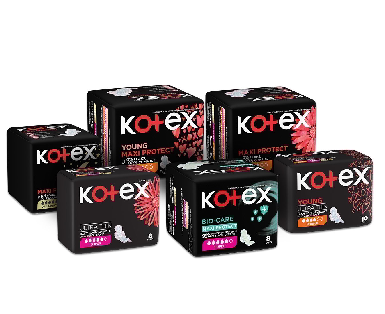 Бардык көөктөр Kotex®